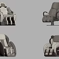 Variety of Massage Chair Designs With Different Colors and Comfort Features