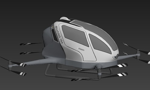 Modern UAV Yihang 3d model