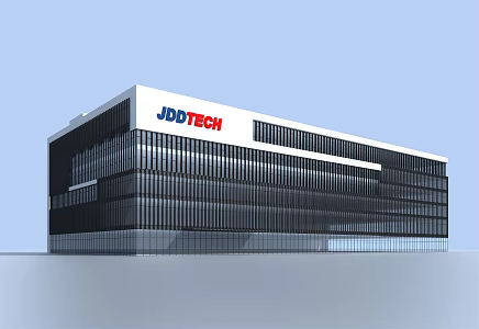 Modern factory office 3d model