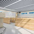 Modern classroom wisdom classroom 3d model