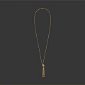 Elegant Animal Shaped Pendant Necklace In Gold With Fine Chain Details