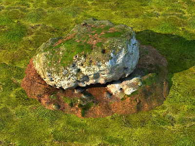 Modern Stone 3d model