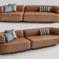 Modern Multiplayer Sofa 3d model