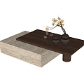 Modern coffee table 3d model