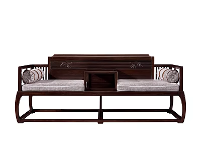 Chinese Lohan Bed 3d model
