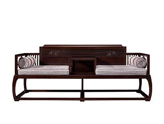 Chinese Lohan Bed 3d model