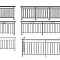 Different Metal Fence Designs Featuring Decorative Rails And Balcony Applications