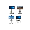 Modern Smart Television With Stand And Display Screen For Home Entertainment