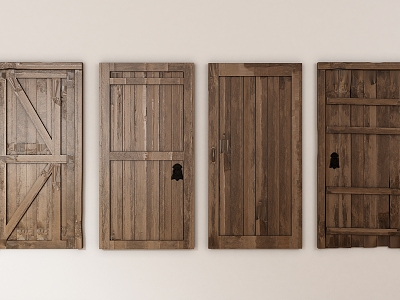 Modern Shabby Wooden Door Old Wooden Door Wooden Door Panel Original Wooden Door model