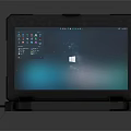 Rugged Laptop with Durable Design Windows OS Display and Integrated Keyboard for Industrial Outdoor Use