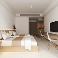 Hotel Rooms 3d model