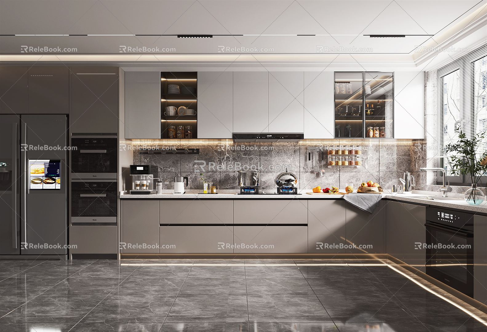 Modern Kitchen 3d model