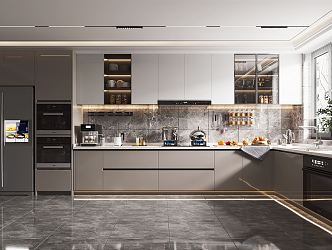 Modern Kitchen 3d model