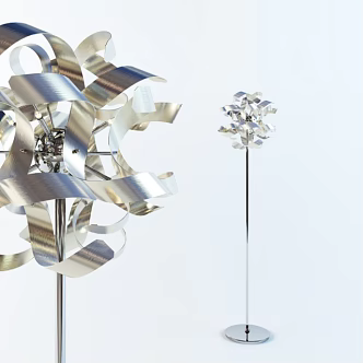 Alien floor lamp 3d model