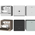 Stylish Modern Kitchen Appliances Featuring Dishwashers In Various Colors And Designs