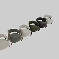 Modern Beige Textured Fabric Armchair With Black Wooden Legs And Curved Arms