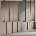 Wooden And Concrete Accent Walls With Varied Designs