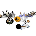 Essential Modern Bathroom Accessories With Soap Dispensers Toothbrush Holders And Trays