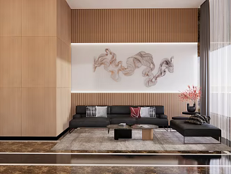 Modern Hall Hotel Reception 3d model