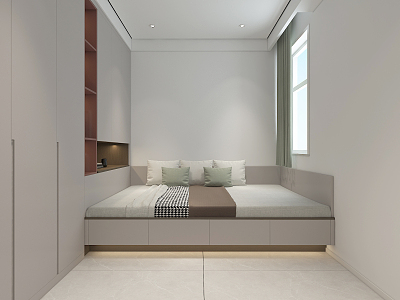 Modern Tatami Bedroom model