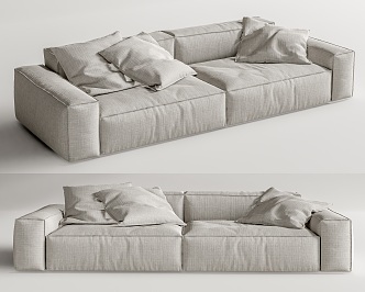 Modern Bonaldo double sofa 3d model