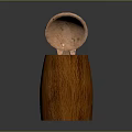 Wooden Storage Container with Shiny Copper Lid for Daily Home Organization