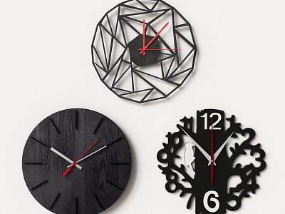 Modern clock wall clock model