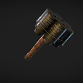 Military Vehicle Engine Parts With Crank Case Spark Plug And Wooden Handle