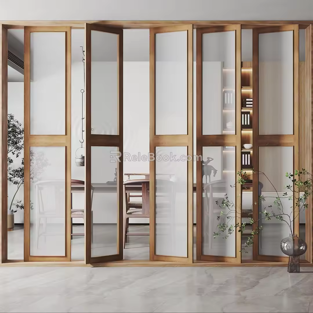 Modern partition screen partition 3d model