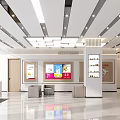 Modern Hotel Lobby Interior With Bright Lighting And Reception Desk Design