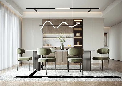 Modern Restaurant 3d model