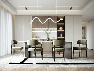 Modern Restaurant 3d model