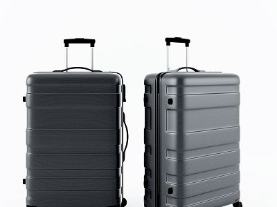 Modern luggage trolley case model