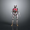 Robot Assistant Small Robot Butler Robot Butler Figure Game Figure 3d model