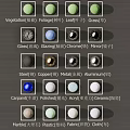 Glazing Ceramic Product Display With Blue Spherical Samples And Black Bases
