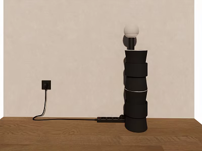 Modern minimalist socket desk lamp 3d model Modern minimalist socket desk lamp 3d model