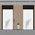 Modern Elevator Hall Elevator 3d model
