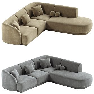 Modern Multiplayer Sofa 3d model