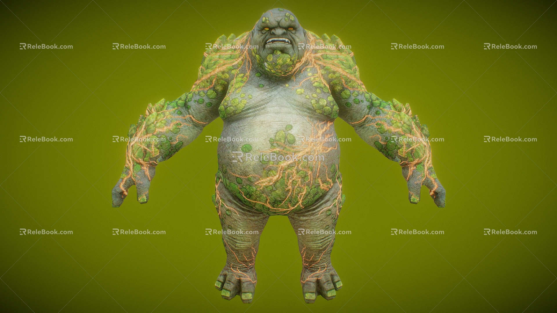 Plague Ogre Ogre Monster Monster Warcraft Game Figure Game Character Demon 3d model