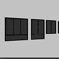 Black Frame Casement Windows With Clear Glass Panels And Modern Sleek Design Features