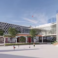 Xiamen Experimental Primary School Modern Primary School Architecture Modern Middle School School Modern School Architecture 3d model