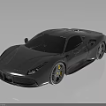 Silver Sports Car With Sleek Modern Design And Large Alloy Wheels On Reflective Surface