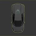 Modern Silver Sports Car Boasting Sleek Aerodynamic Design And Black Wheels