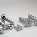 Stainless Steel Hardware Tools With Hex Bolts Nuts Flat Head And Cross Head Screws