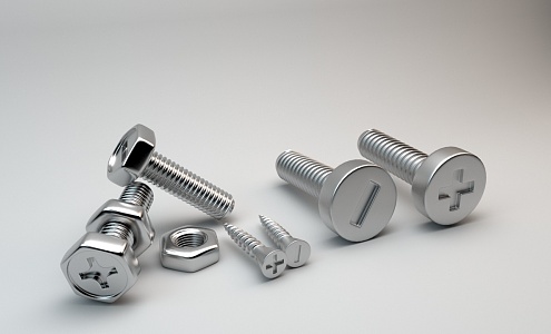 modern screw 3d model