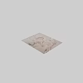 Square Area Rug Featuring Abstract Pattern In Beige Brown Tones Modern Home Decor