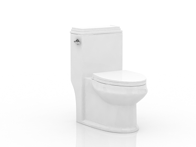 Modern toilet seat 3d model