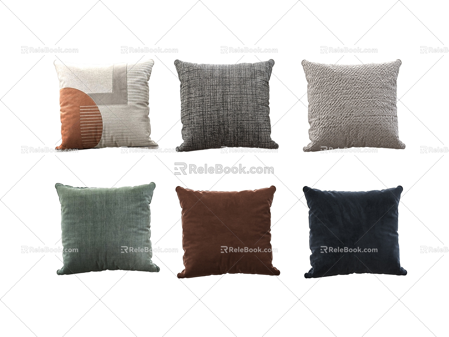 Modern pillow pillow pillow 3d model