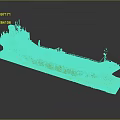 Oil Tanker Model With Detailed Red Orange Hull And Deck Equipment Display Base