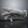 Classic Gray Gloves with Soft Texture Perfect for Winter Fashion Outfits